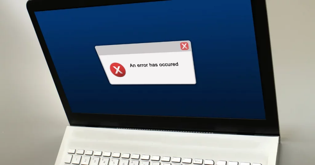 error de sistema en pc