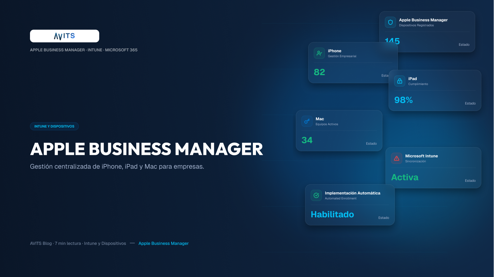 Apple Business Manager para empresas y gestión de dispositivos Apple